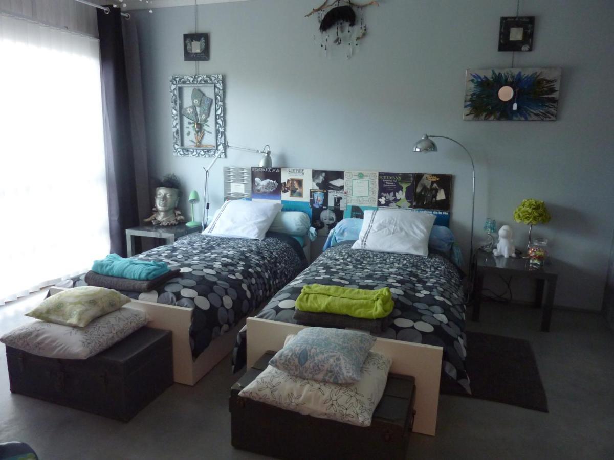 مبيت وإفطار Villeneuve-de-Rivière Loft Atypique المظهر الخارجي الصورة