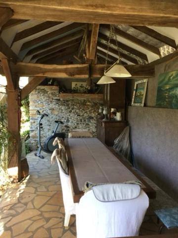 مبيت وإفطار Villeneuve-de-Rivière Loft Atypique المظهر الخارجي الصورة