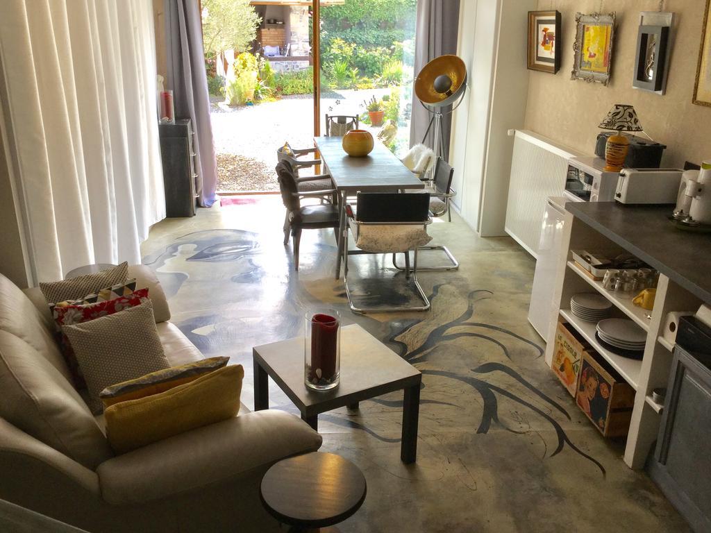 مبيت وإفطار Villeneuve-de-Rivière Loft Atypique المظهر الخارجي الصورة